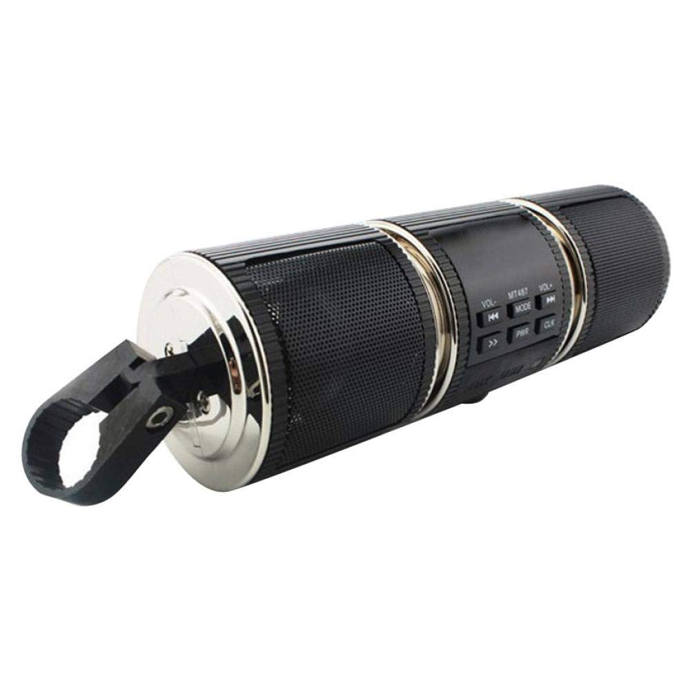 Enceinte Bluetooth Enceinte Bluetooth Portable Mini Enceinte Bluetooth Portablehaut-Parleur De Moto Bluetooth V2.1 + EDR Lecteur Audio Étanche Moto Haut-Parleur Stéréo Moto FM Radio Aux USB TF Lecteu
