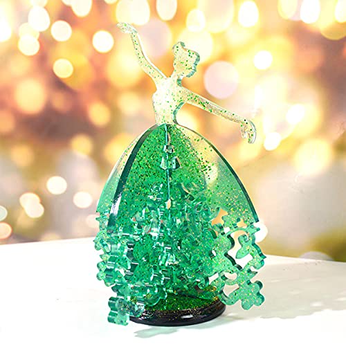 Zmche Epoxy Resin Molds, Jewelry Storage Rack Resin Molds, Silicone Earring Necklace Holder, Silicone Molds For Resin Casting, Diy Dancing Girl Jewelry Organizer Pendant Craft Supplies For Home Decor #TOP6