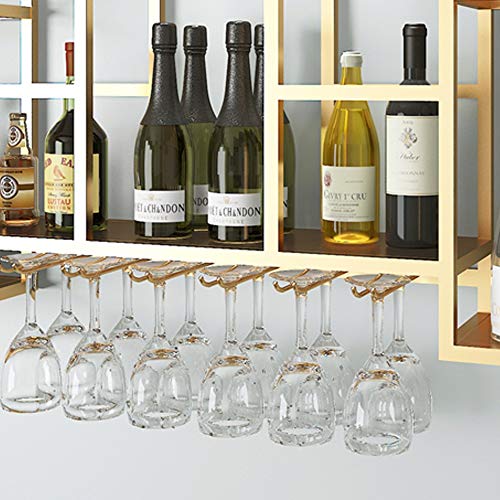 Soporte para botellas de vino 108x20x61cm color negro miniatura 5