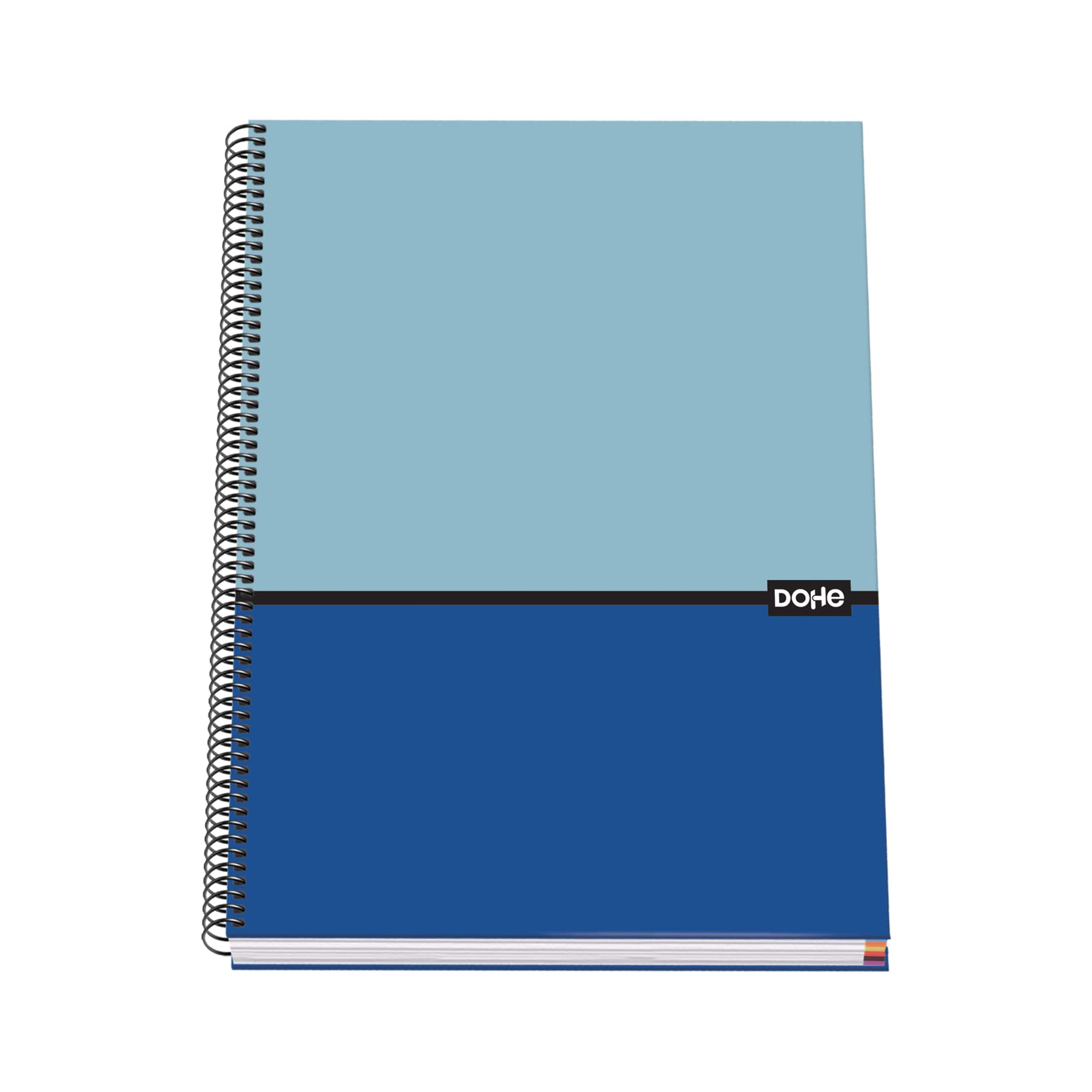 DOHE, A4 Squared Notebook, 100 Sheets 90 gsm Thickness, Size 22.8x30 cm, Hard Cover, Ring Binding, 5 mm Grid, School Supplies