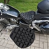 HENGCOOL Universal Air Motorcycle Inflatable Seat Cushion Cover Fillable Single Seat Pressure Relief...