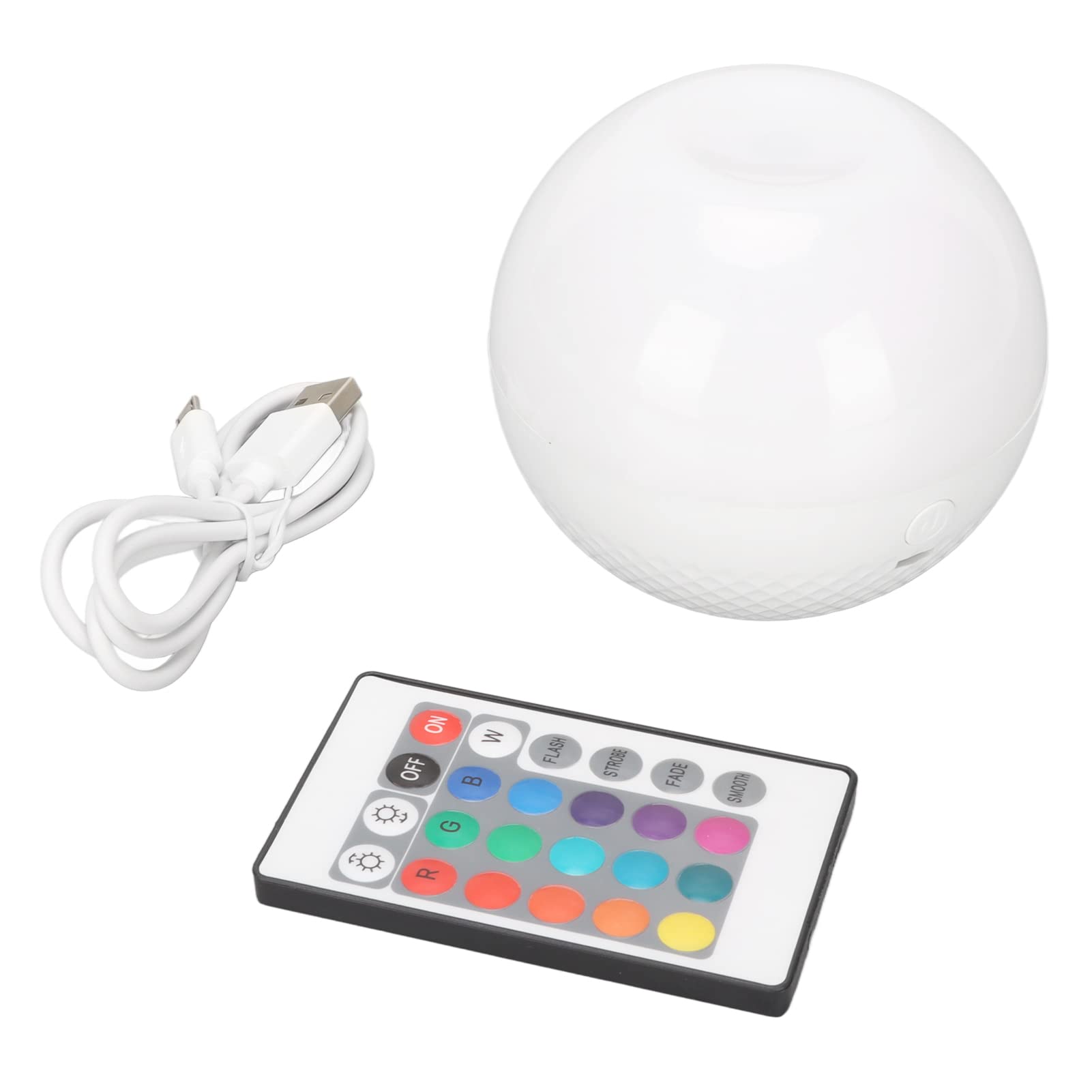 Muiltvoe Ambient Night Light, 16 Color RGB Night Light Touch Control & Remote Ambient Lamp with 16 Gradient Patterns for Bedside Living Room
