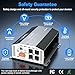48V 2500 Watt Pure Sine Wave Inverter - 48V DC to 110V 120V AC Converter,5000W Peak Power Inverter with 4 AC Outlets,USB Port,Type-C,Remote Control LCD Display for Truck, RV, Vehicles, Solar Off-Grid