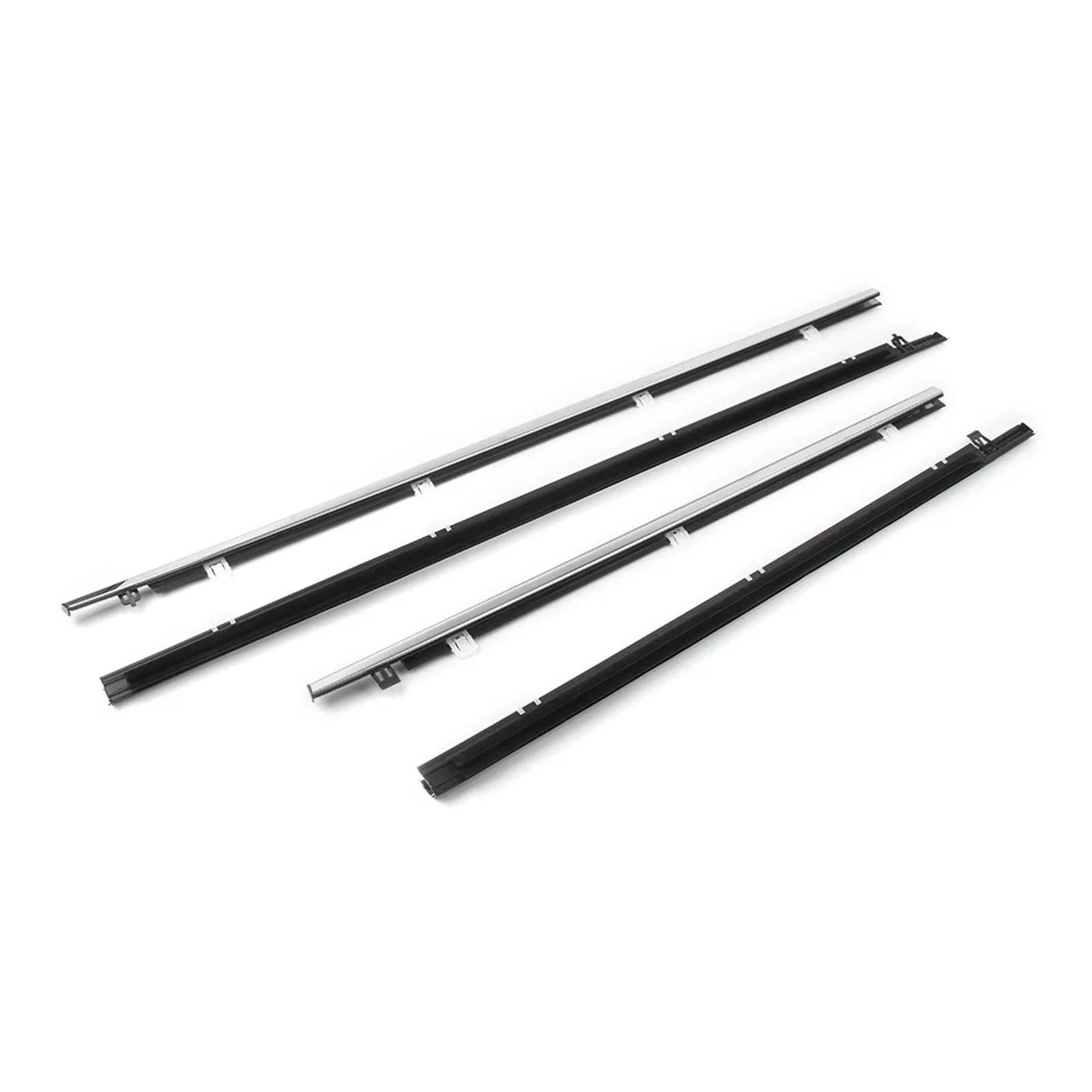Uussup One Color Rubber Seal Weather Stripping 4Pcs For Spirior For Accord For For Tsx 2009-2014 Outer Windows Rubber Weatherstrip Molding Door Strip Window Belt Trim