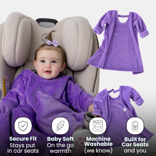 Image of Buckle Me Baby Cozy Car Seat Blanket -Wearable Car Seat Blankets for Babies