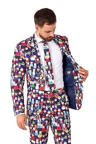 Opposuits Men's South Park Suit - Party Suit - Halloween and Parties - Including Blazer, Pants and Tie - Multicolor4