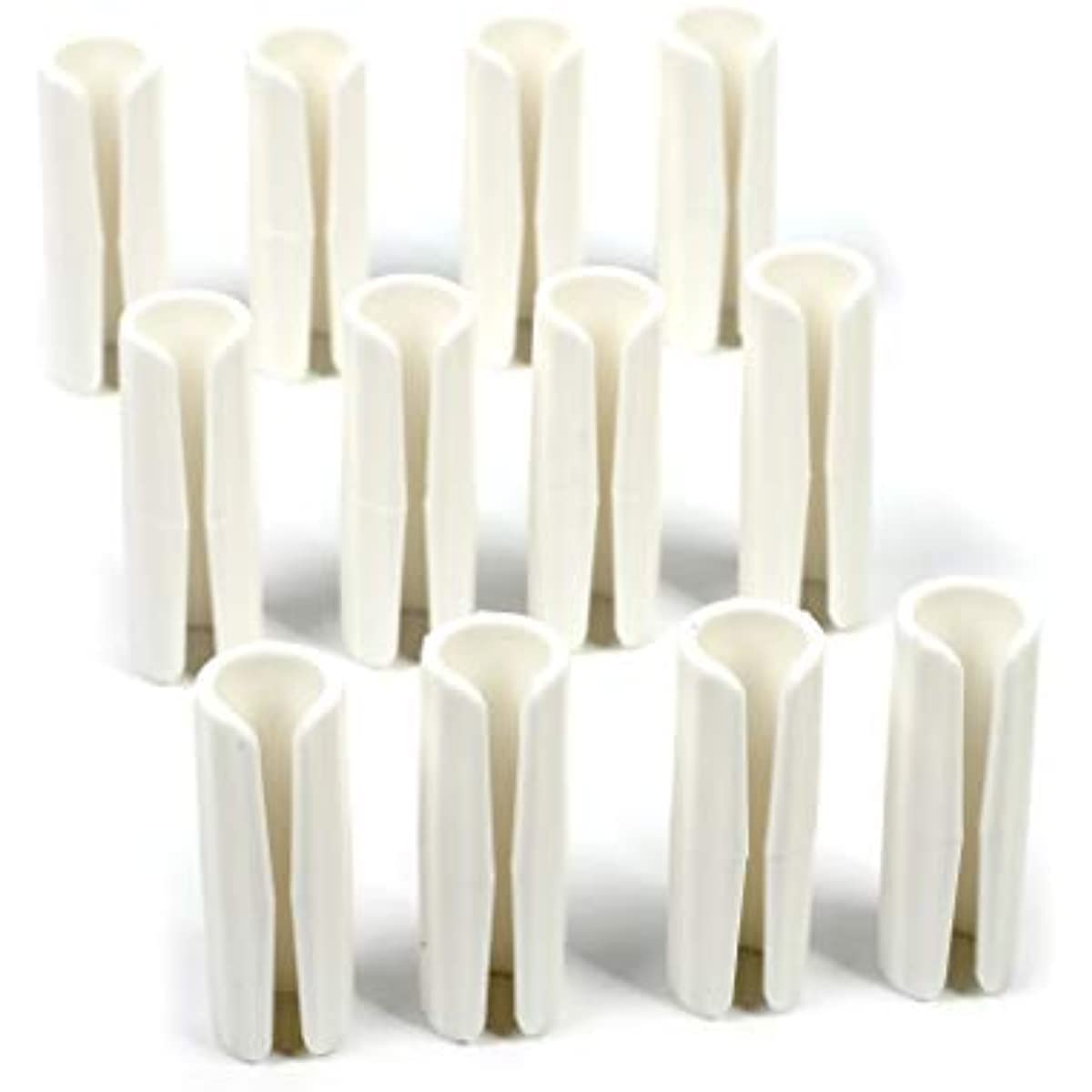 Meikakka White Bed Sheet Grippers Fasteners Clips Keep Sheets Snug Mattresses Raised Edge 10 Pieces