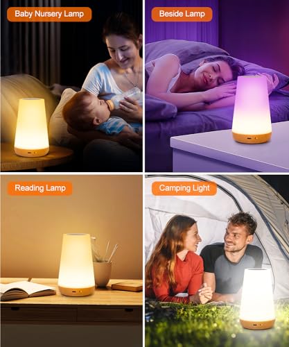 Veilleuse RVB changeant de couleur solution insomnie éclairage doux de nuit