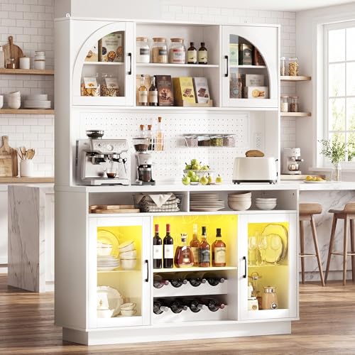 TCGBKAF Kitchen Pantry Storage Cabinet, 71" Tall Kitchen Cabinets with