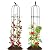 Lalahoni Garden Trellis for Climbing Plants Outdoor, 2 Pack 6ft Tall Plant Trellis Support for Potted Plants Climbing Vine Rose Clematis Vegetable Cucumber Trellis, Garden Obelisk Trellis