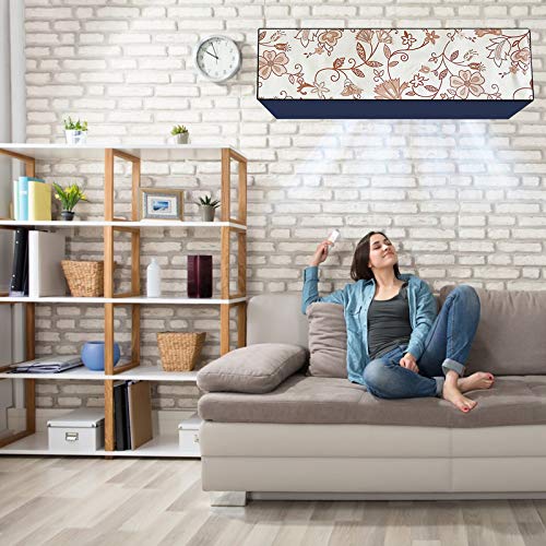 Image of Polycarbonate Water & Dustproof Split Ac Cover for Voltas 1.5 Ton 5 Star Classic 185vh Crown Aw Inverter, Blue (Color20)