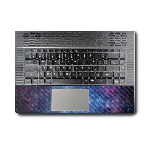 Image of MightySkins Carbon Fiber Skin Compatible with Alienware X16 R1 (2023) Full Wrap Kit - Nebula | Protective, Durable Textured Carbon Fiber Finish | Easy to Apply & Change Styles | Made in The USA