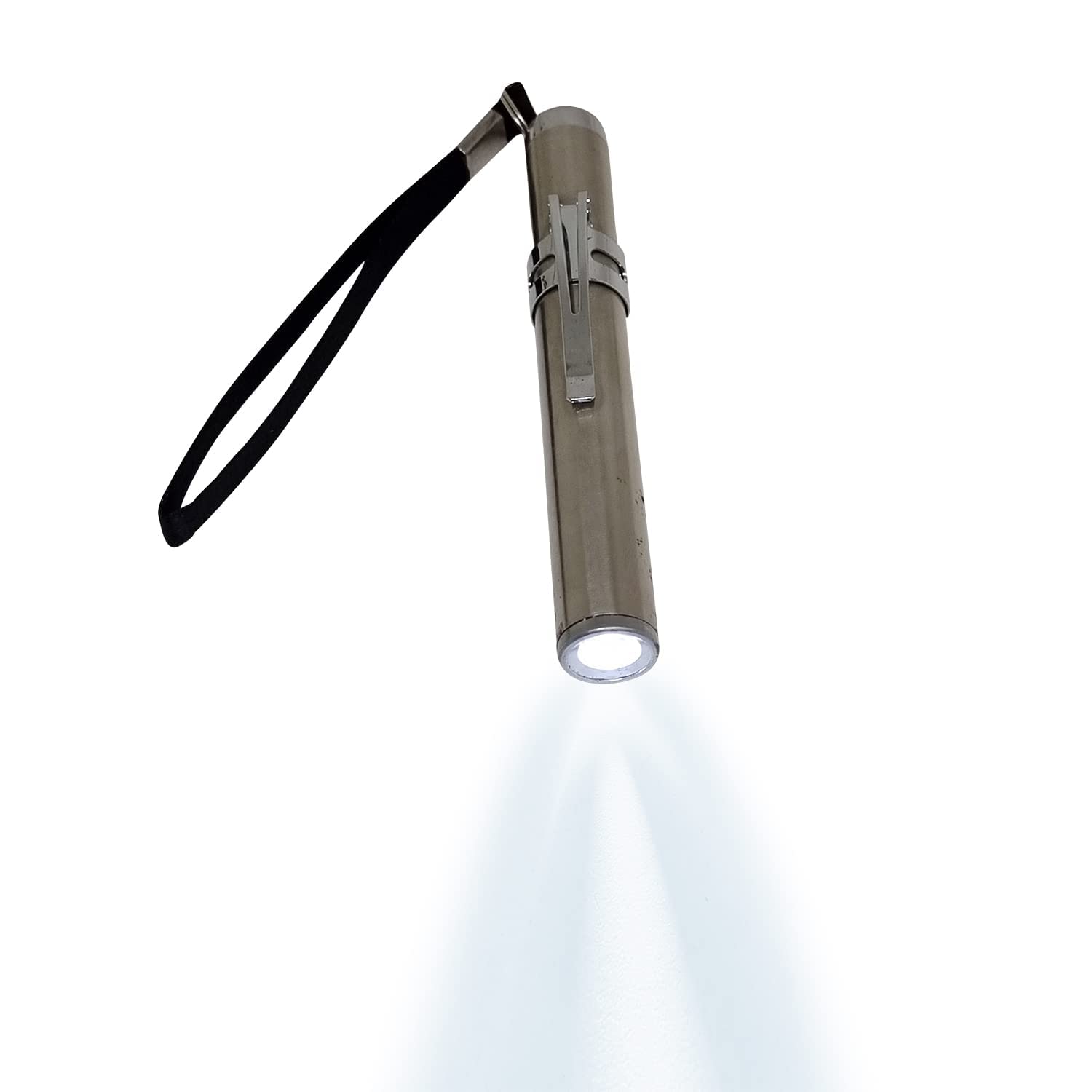 Jaybally Mini LED Flashlight USB Rechargeable Pocket Stainless Steel High-Light Electric Torch Light Lamp for Outdoor Camping Patrol Hunting Hiking Fishing Riding (B0C1C71BNN) Amazon Price History, Amazon Price Tracker
