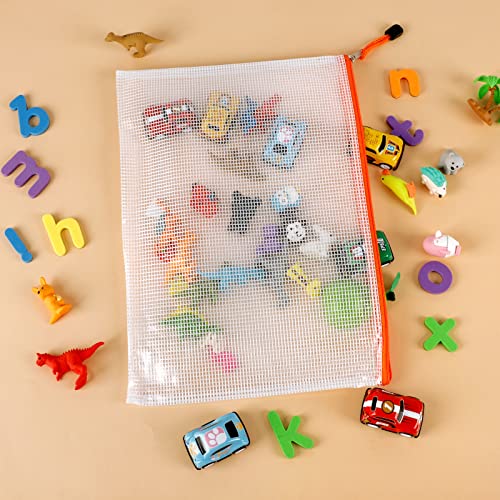 Bolsa de documentos de tela com zíper EOOUT, para organização, à prova d'água, tamanho carta, taman