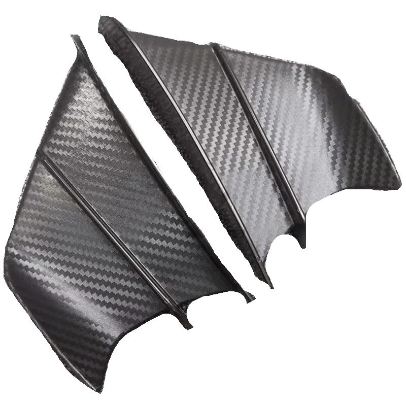 Ailes aérodynamiques CBR650R de moto avec carénage de spoiler latéral noir pour modèles 2019-2023