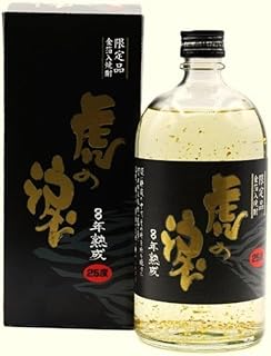 虎の涙 麦焼酎 (限定 金箔御入り)720ミリ