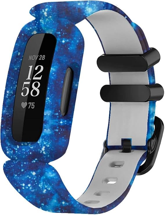 FitTurn Compatible with Fitbit Ace 3 bands Kids Replacement Silicone Colorful Rubber Adjustable Sport Bands Accessories for Ace 3 Activity Tracker for Kids 6+