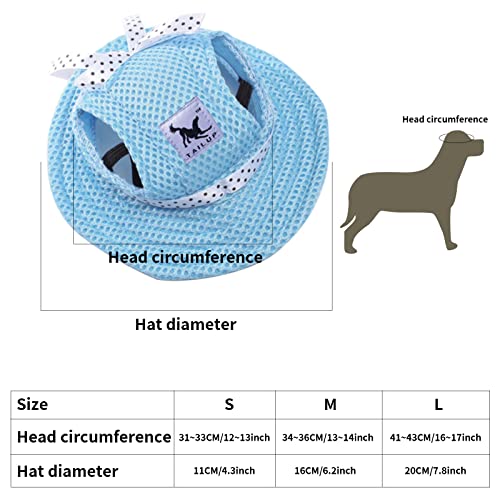 Hunde-Sonnenhut, verstellbar, Baseballkappe mit Ohrlöchern, Sommer-Haustier-Visier, Hüte, Outdoor-Sport, Sonnenschutz, Sonnenhaube für kleine Hunde, Welpen, Katzen