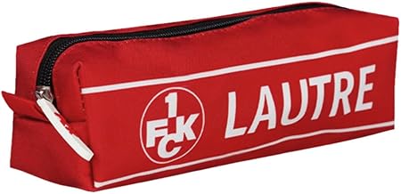 1. FC Kaiserslautern 1. FCK Federtasche Faulenzer Mäppchen Schlampermäppchen Federmäppchen Schuletui (Rot)