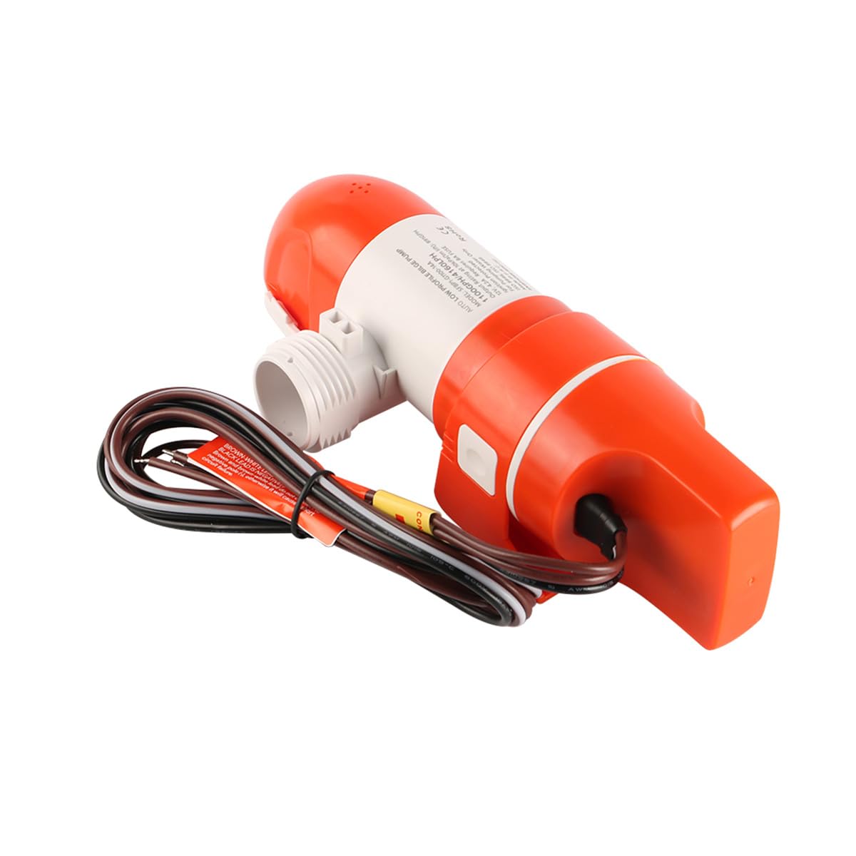 Pompe de cale Automatique 12 V 1 100 GPH pour Bateaux Pompe de cale Basse électrique à 360 degrés en Acier Inoxydable Accessoires de Bateau fiables pour Une élimination sûre et Efficace de