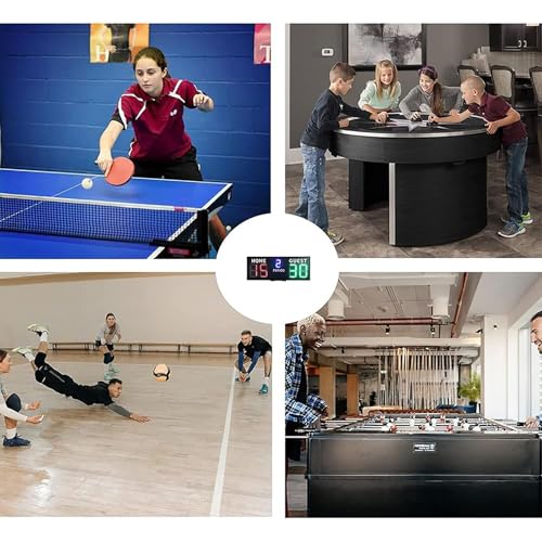 Marcador electrónico digital para baloncesto 5 dígitos miniatura 6
