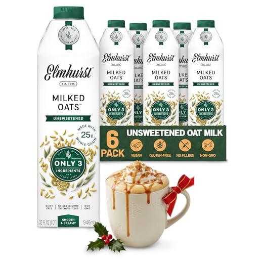 Elmhurst Unsweetened Oat Milk - 32 Ounce Pack