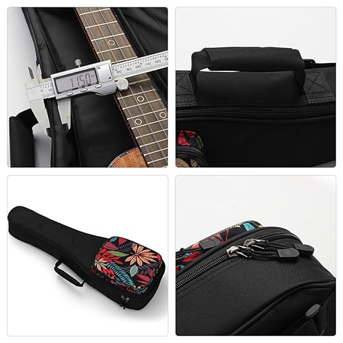 Pochette de transport pour ukulélé rembourrée avec support de maintien - 2