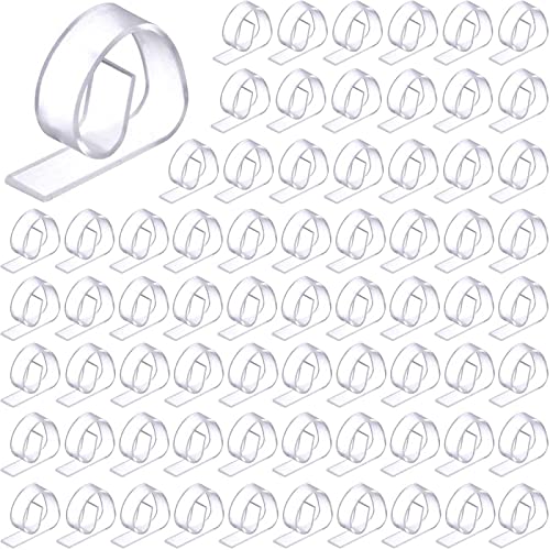 150 Pieces Clear Plastic Tablecloth Clips Picnic Table Clips Plastic Table Cloth Holders Transparent Table Cover Clips Tablecloth Cover Clamps For Valentine's Day Home Wedding Party #TOP13