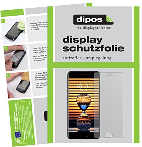 dipos I 2X Protector de Pantalla Mate Compatible con Meizu Pro 7 Plus pelicula Protectora
