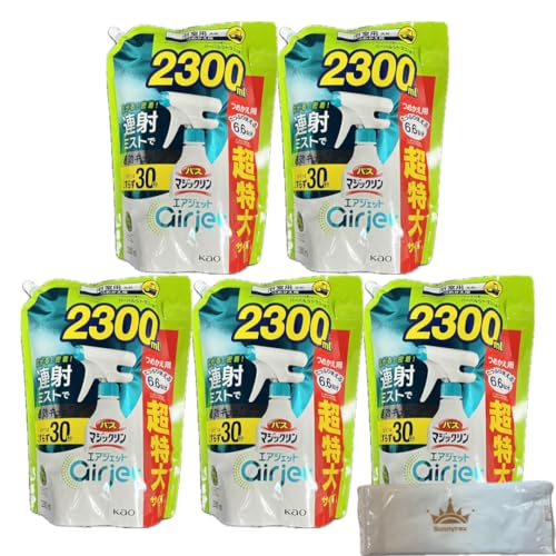 バスマジックリン 詰め替え エアジェット 業務用 お風呂 洗剤 2300ml 5袋セット 浴室用洗剤 大容量 花王