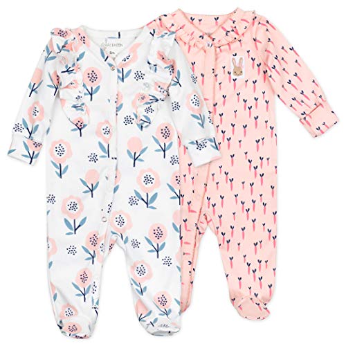 Image of Mac & Moon Sleep and Play Footies Organic Cotton, Set of Two, Sleepers