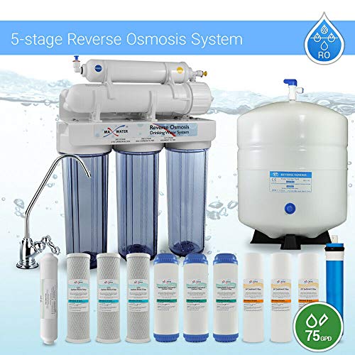 Max Water 5 Stage Home Reverse Osmosis System/Reverse Osmosis Water Filtration System/RO Water