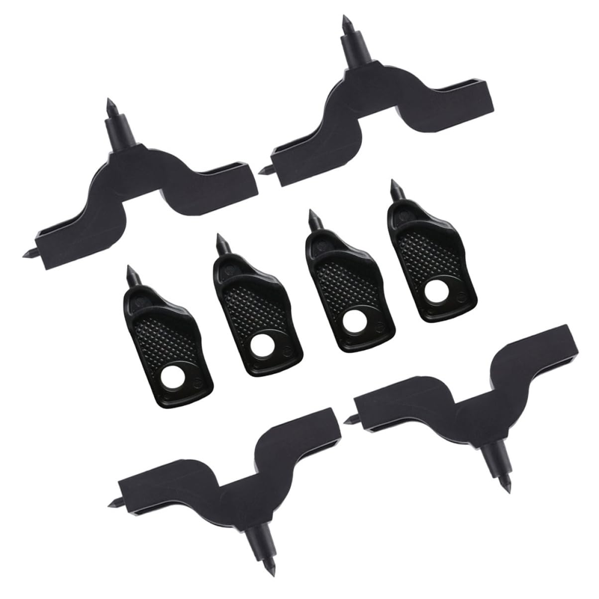Toddmomy Herramienta De Perforación De Tubos De Riego Por Goteo De Accesorios De Jardinería Puncher Para Sistemas De Irrigación Para Agrícola Y Doméstico 8 Piezas X 4
