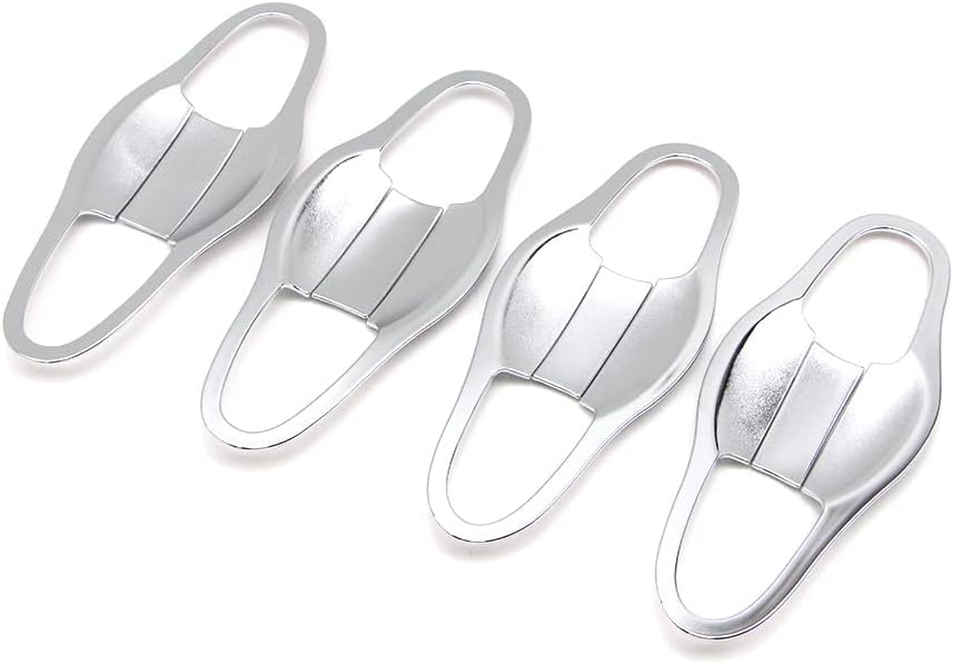 Dreamseek 4Pcs 4 Door Bowl Handle Cover Trim Compatible with Toyota RAV4 2013 2014 2015 2016 2017 2018 Triple Chrome Plated ABS Molding Exterior Outer Protector