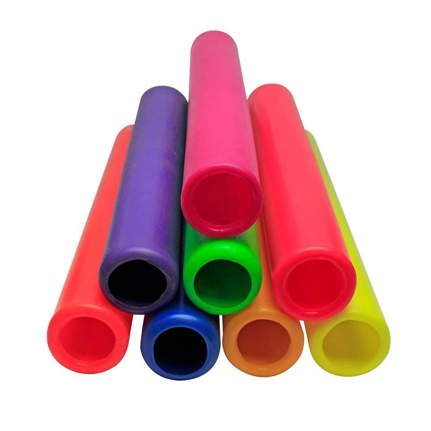 Troft Relay Race Batons, Multicolour, Plastic, Set of 6, Junior, 1.25 inch Diameter, 30 cm Length, for Athletics Practice and Running Race Team-image-15