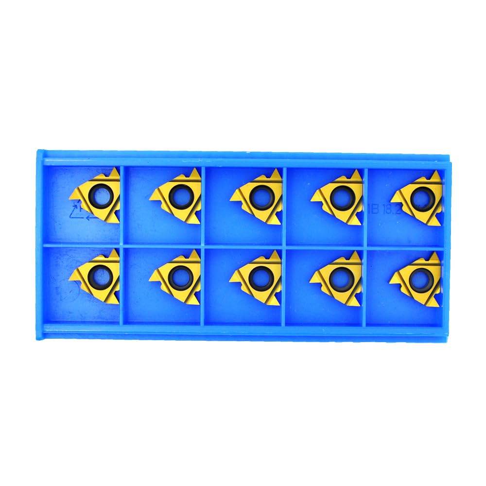 16IR AG55 Inserto roscado de carburo Indexable para CNC Torno, 10 uds