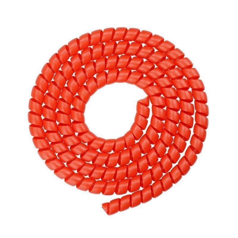M365 M365 Pro Elektrikli Scooter İçin 100 cm Kablo Koruyucu Spiral Kırmızı