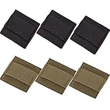 Tactical Cable Storage Board, Helmet Headphone Vest Backpack Accessories Wires Organizer Holder (3 Black 3 Green)