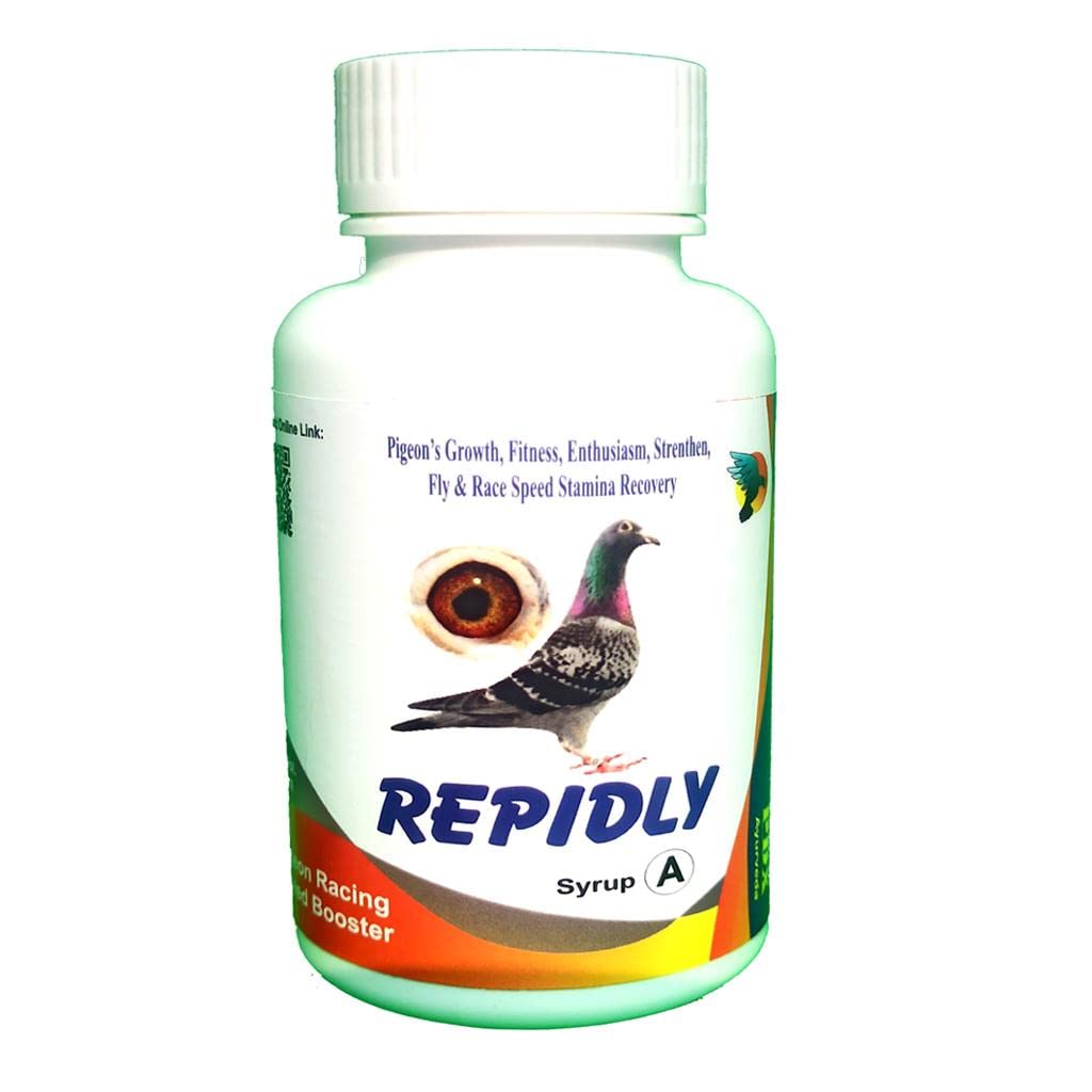 REPIDLY Pigeon Flying Speed Booster || Pigeon Medicine || Kabootar Medicine || Pigeon Flying Speed Stamina Booster (200.ML)