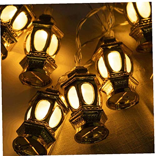 LED verlichting Kerstverlichting Ramadan Moon Star 1.65m Lights Eid Mubarak Decor Golden - Image 6