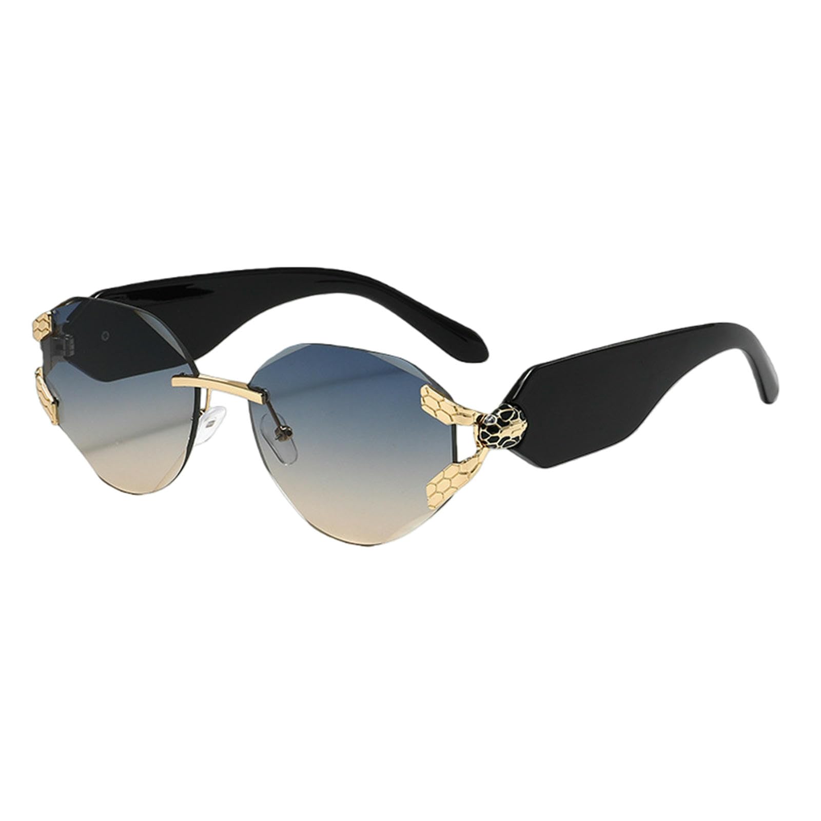 Lunettes de soleil femme sans monture pour la conduite et la rue