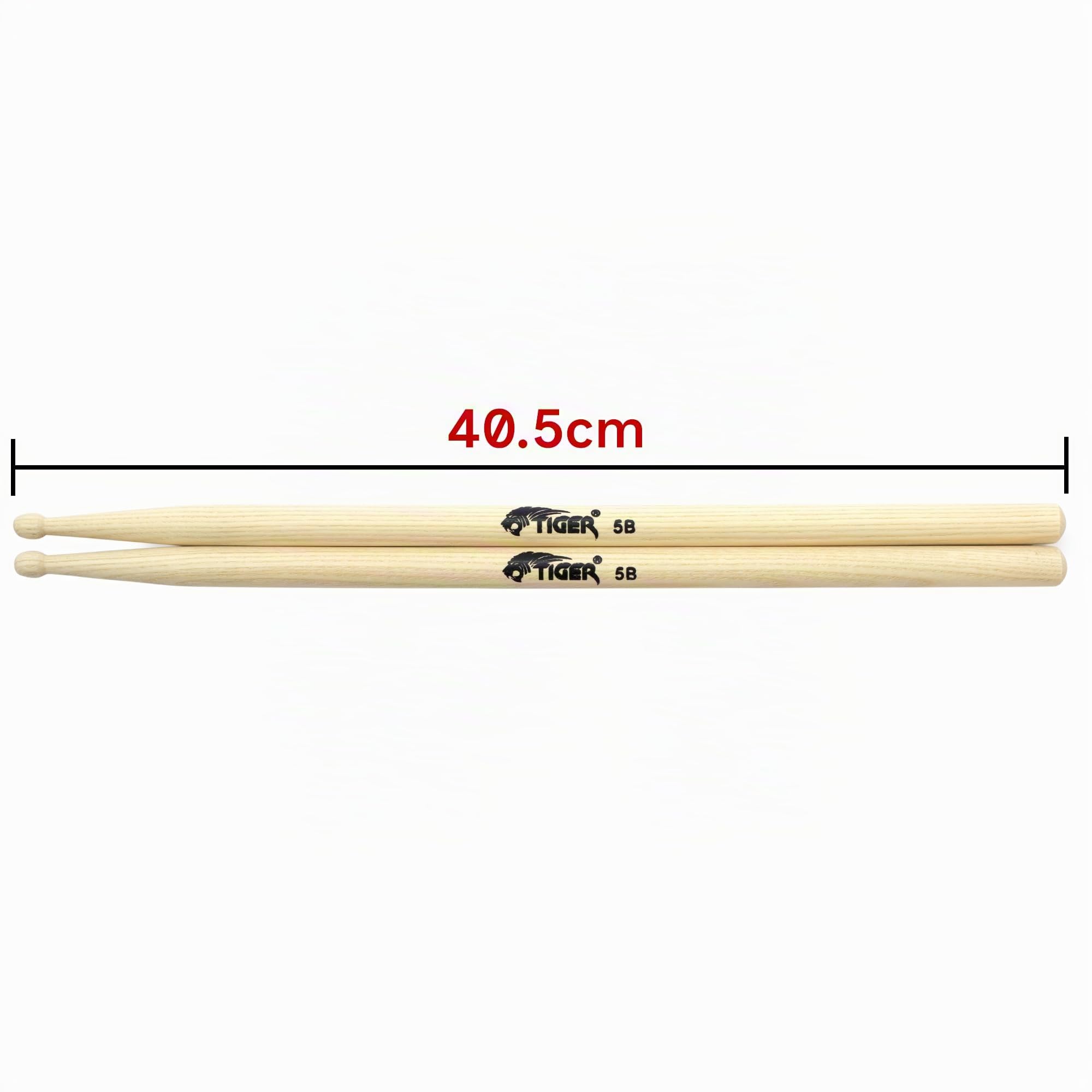 Tiger Drum - Almohadilla de práctica con bastones de nogal americano 5B