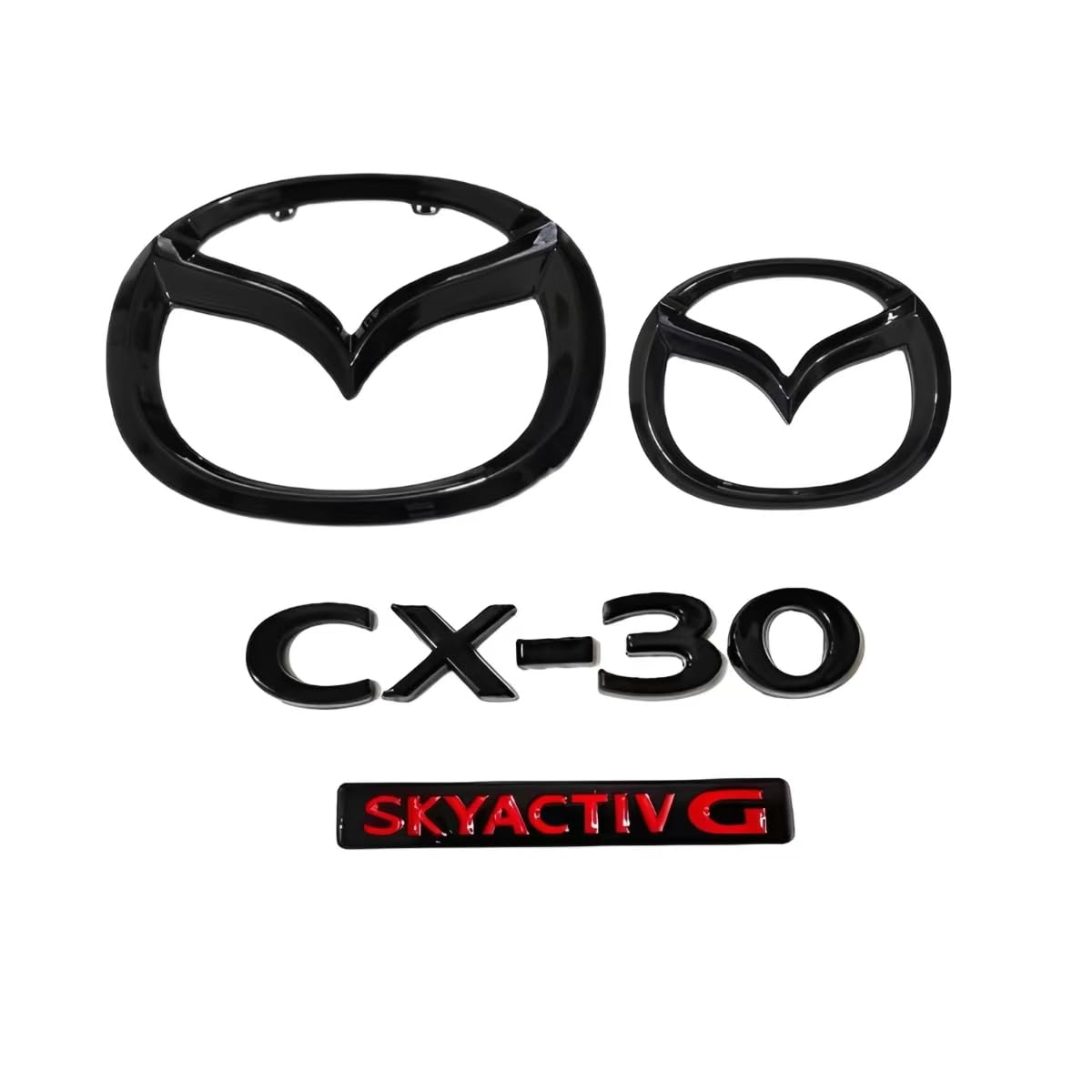 Black Emblem Replacement for Mazda CX-30 2019 2020 2021 2022 2023