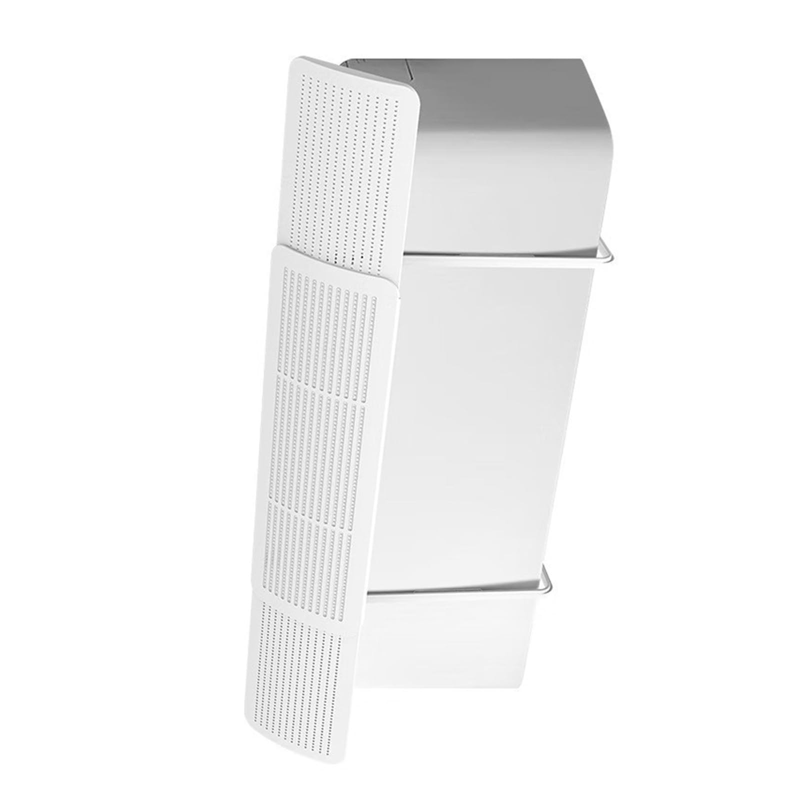 Whegavgko White Air Conditioner Windproof Cover, Anti Direct Blowing, Expandable And Adjustable Air Guide, Outlet Baffle, Dust