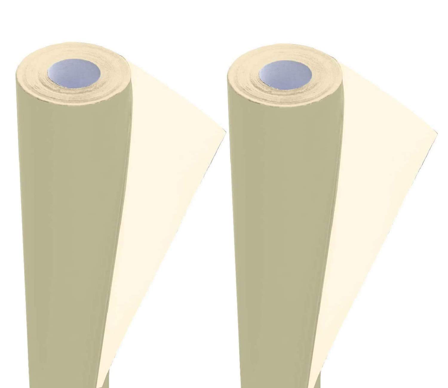 3 Ace Crafts Pack of 2 Display Poster Paper Roll-10M Perfect Ideal for Wrapping, Packing, Wrap Birthday Gifts, Table Runner, Covering, Parcel, School Board- 76cm Width Approx โ Cream White Colour โ image 1