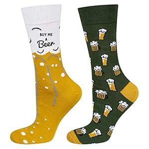 soxo BièreChaussettes Homme Hautes Bière Fantaisie 40-45EU