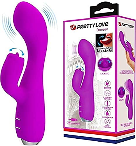 Vibrateur à langue Doreen résout le manque de sensations fortes recharge USB