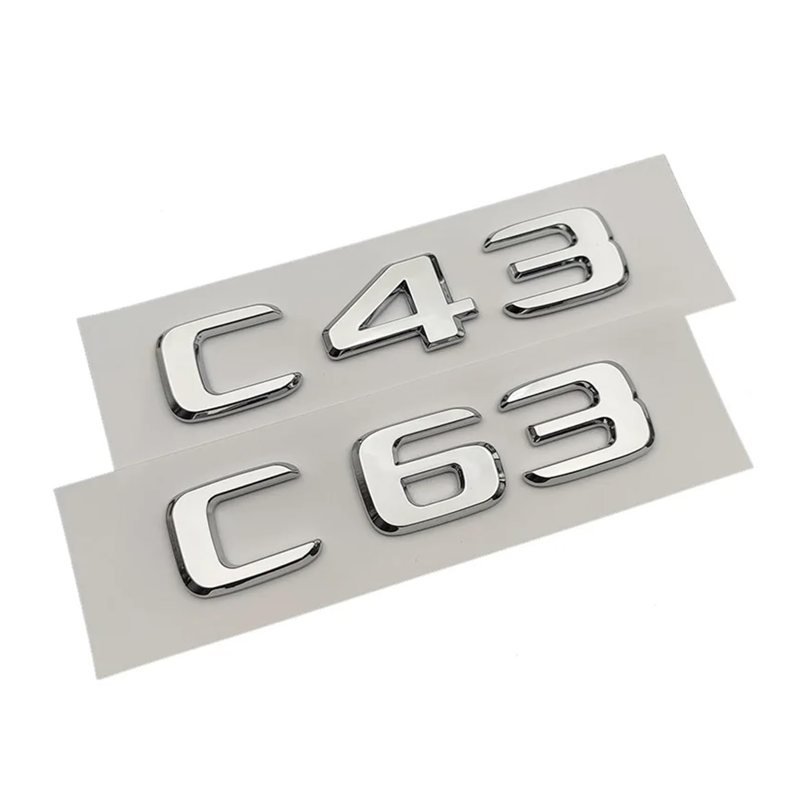 3D ABS C200 C220 C180 C300 C350 C400 Emblem Buchstaben Auto Kofferraum Abzeichen Aufkleber for Klasse W204 W205 Zubehör(C300)