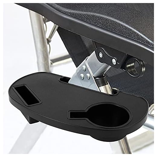 ATopoler Chair Side Table Recliner Tray Clip on Side Table Tray Cup Holder Phone Tray for Zero Gravity Sun Lounger Camping Chair Fishing Chairs Recliner Accessories(1pc)