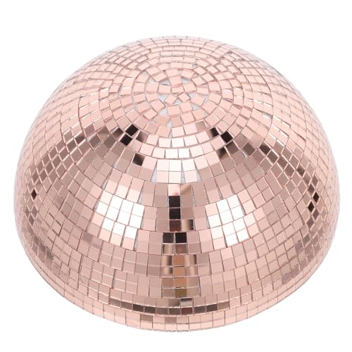 Bola espejada autoadhesiva SEWACC para decoración de fiestas y jardín, esfera reflectante resistente a la intemperie de vidrio y espuma con diseño 3D brillante miniatura 1
